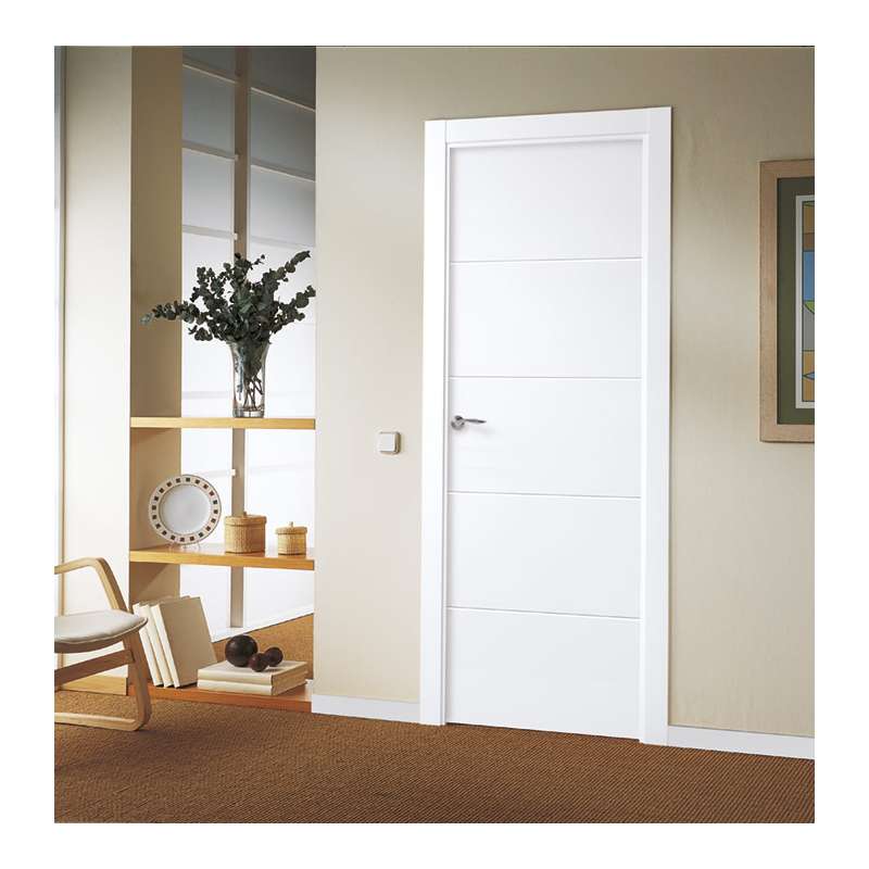PUERTA LISA CIEGA LACADA BLANCO MOD 8500