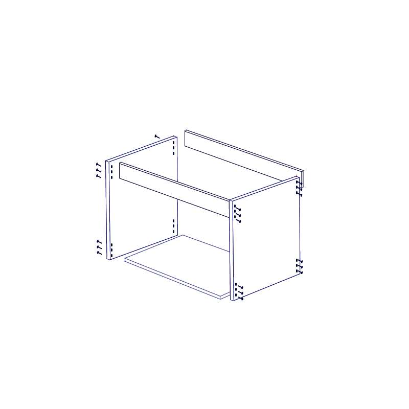 Casco para fregadero-horno