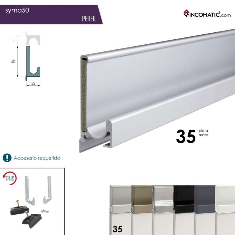 Tirador Syma50 Plata mate