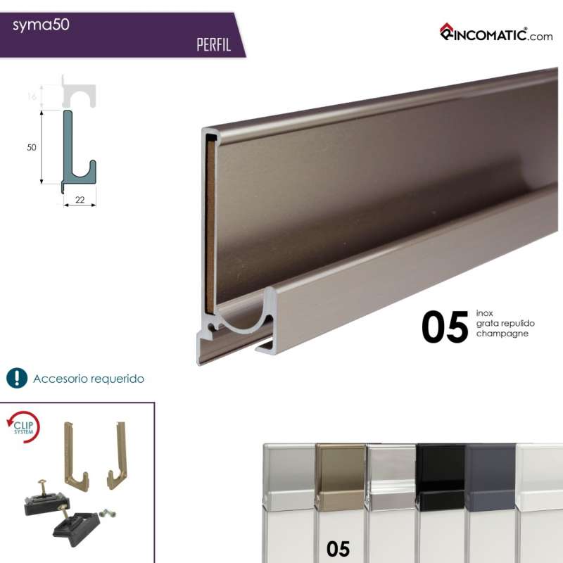 Tirador Syma50 Acero Inoxidable