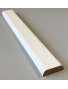 Moldura tapeta para bricolaje en melamina blanca