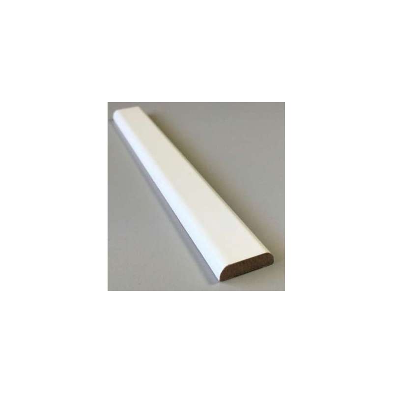 Moldura tapeta para bricolaje en melamina blanca