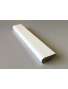 Moldura en L para bricolaje en melamina blanca