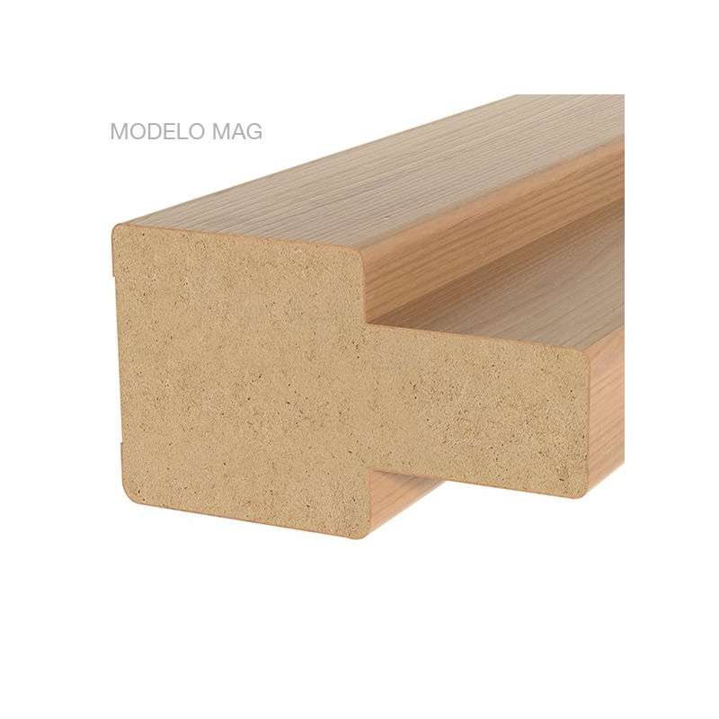 Manguetón MDF rechapado